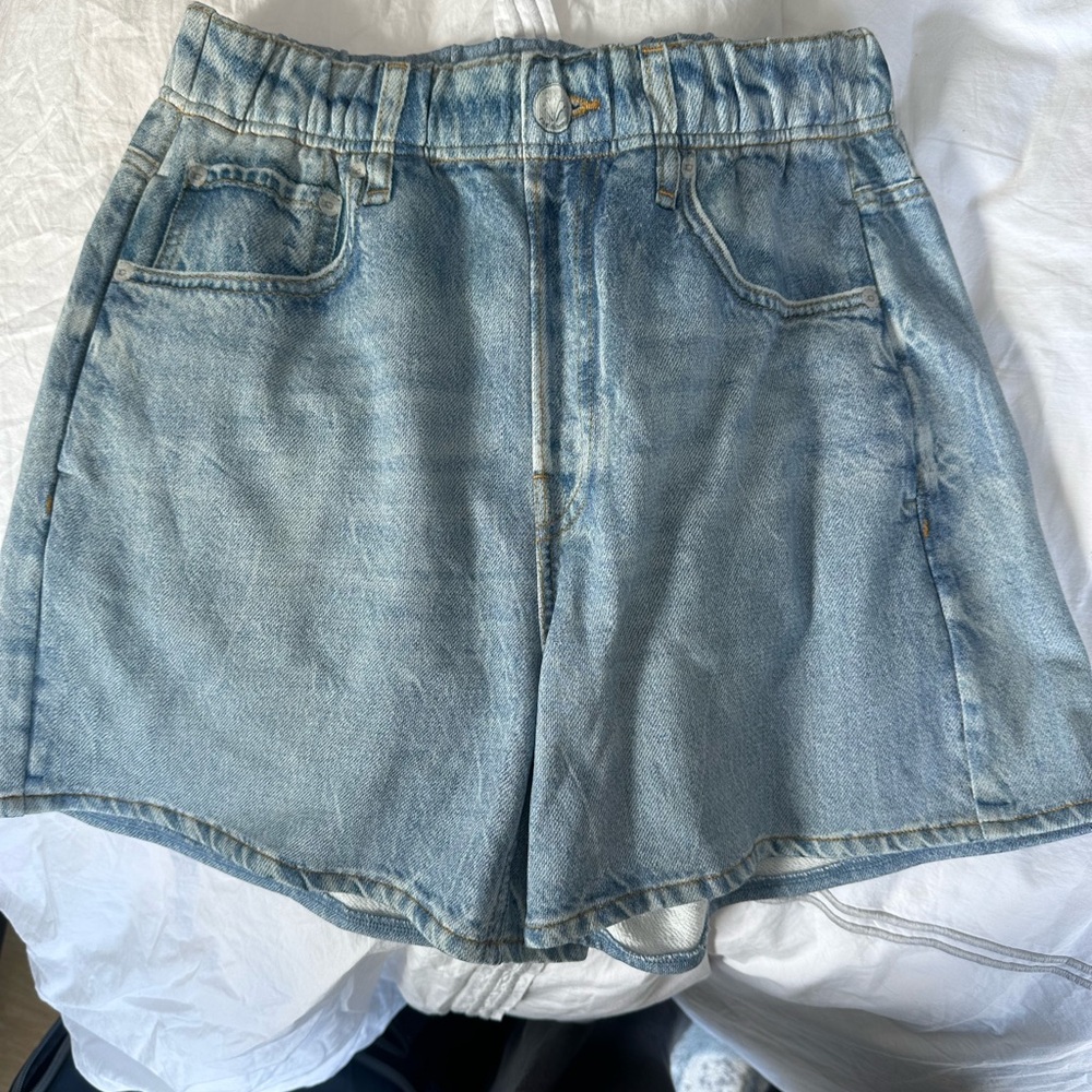 Rag & Bone Denim Miramar Walking Cotton Terry Sweatpant Jean Shorts